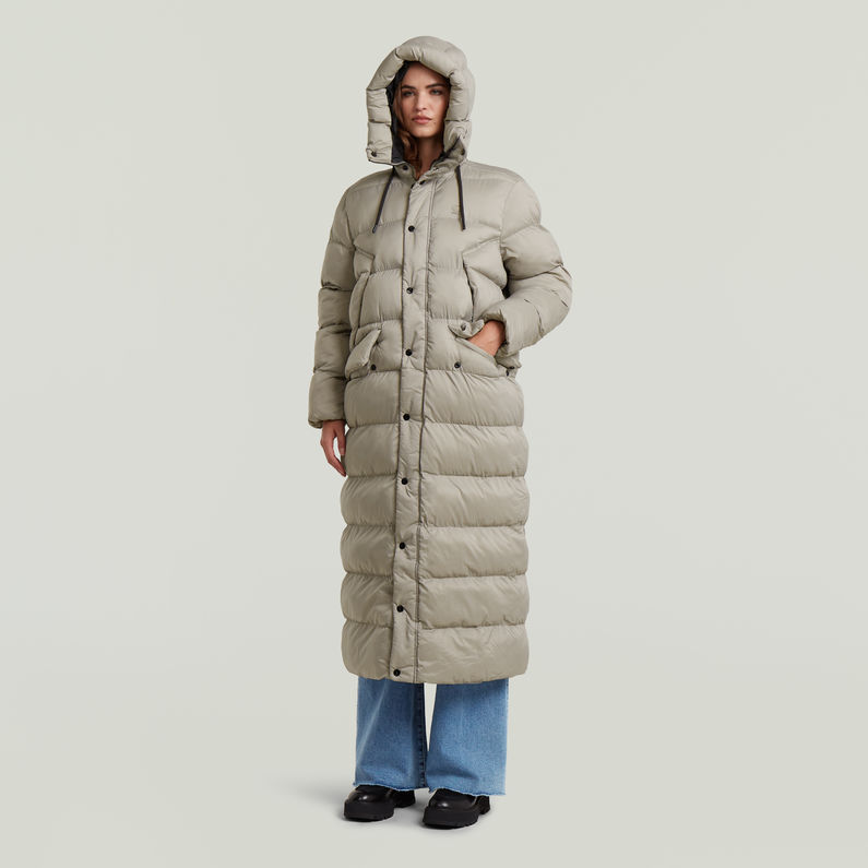 G-STAR Outlet Chaqueta Whistler Long Puffer Beige