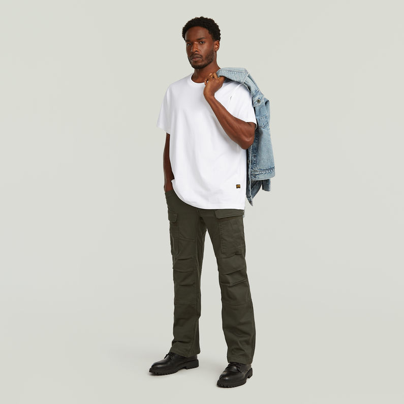 G-STAR Outlet Pantalones 3D Regular Straight Cargo Gris