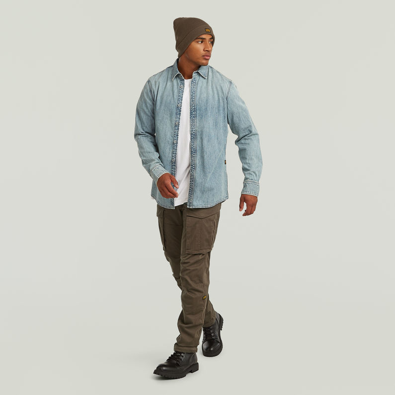 G-STAR Outlet Rovic Zip 3D Regular Tapered Pants Brown