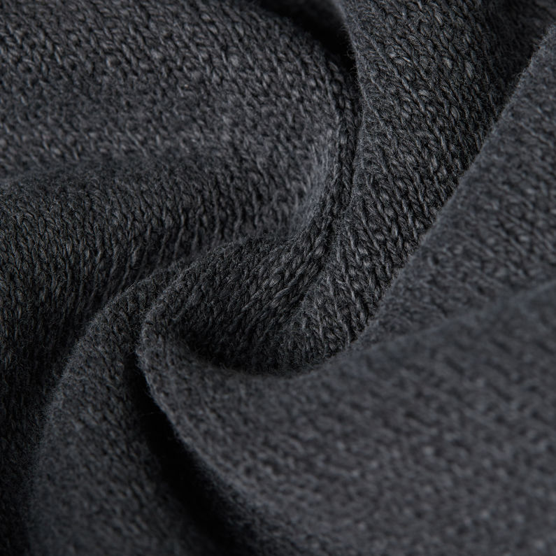 G-STAR Outlet Overdyed Hooded Sweater Dress Black