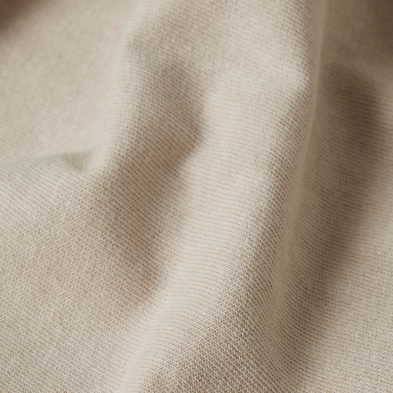 G-STAR Outlet Vestido camiseta Overdyed Saddle Sleeve Loose Beige