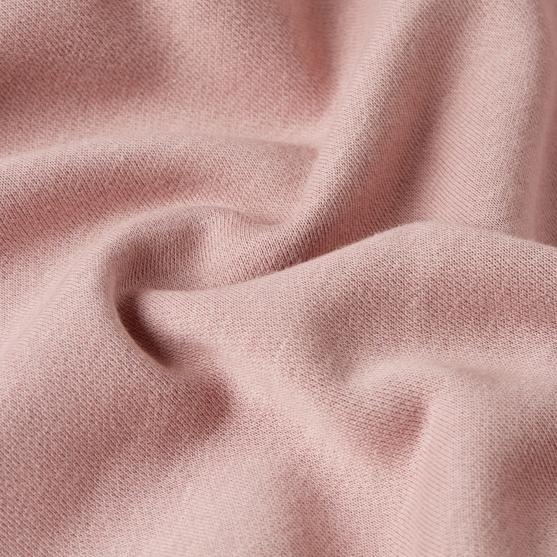 G-STAR Outlet Vestido Sudadera Logo Hooded Rosa