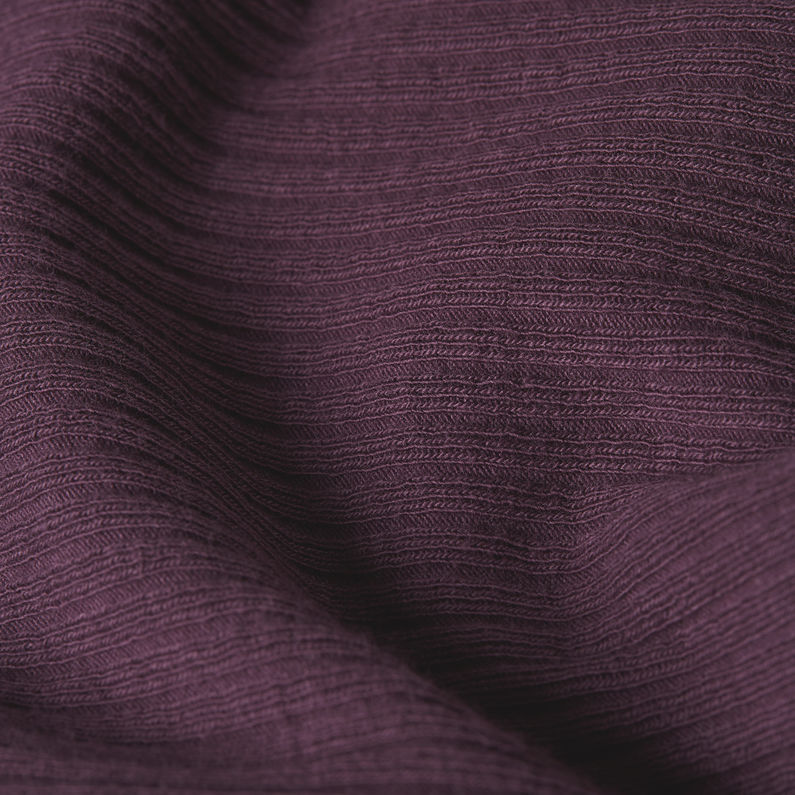 G-STAR Outlet Rib Slim Dress Purple