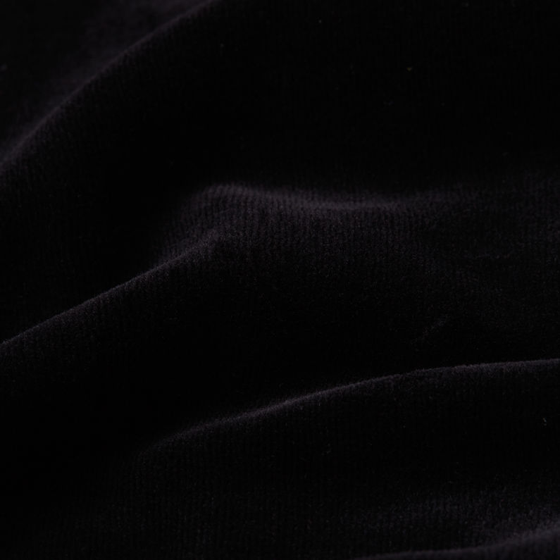 G-STAR Outlet Wide Leg Velvet Jumpsuit Black