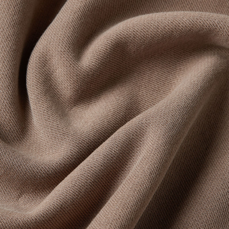 G-STAR Outlet Logo Overdyed Sweater Brown