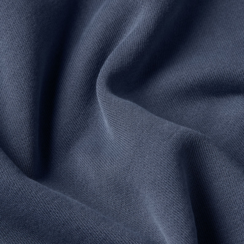 G-STAR Outlet Logo Overdyed Hooded Sweat Dark blue