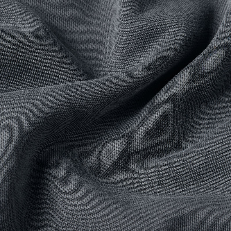 G-STAR Outlet Logo Overdyed Hooded Sweat Grey