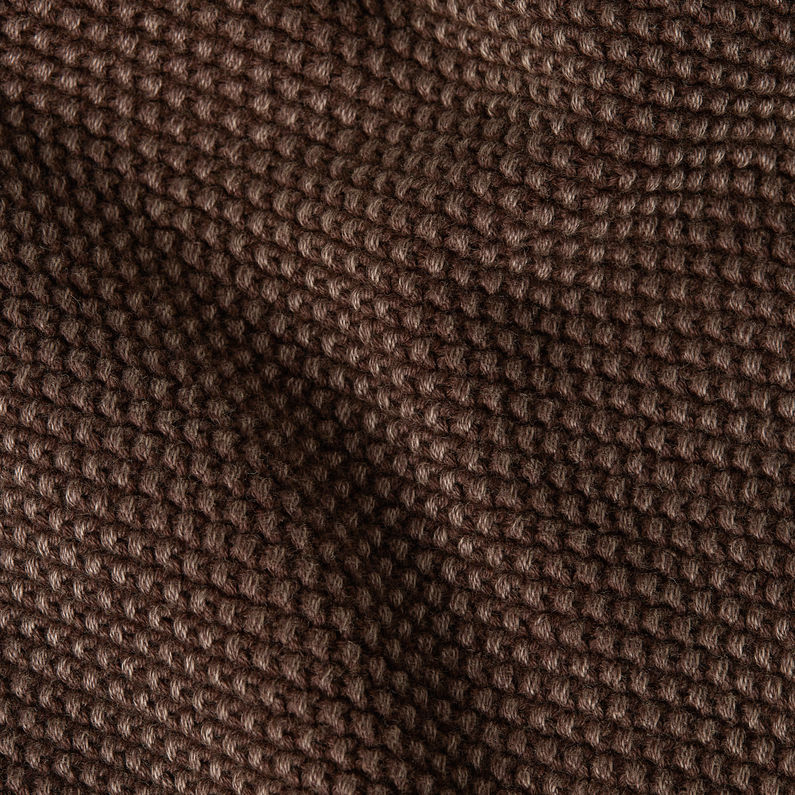 G-STAR Outlet Prenda teñida de punto con estructura Marrón