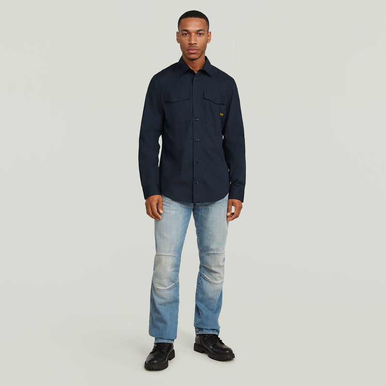 G-STAR Outlet Camisa Marine Slim Azul oscuro
