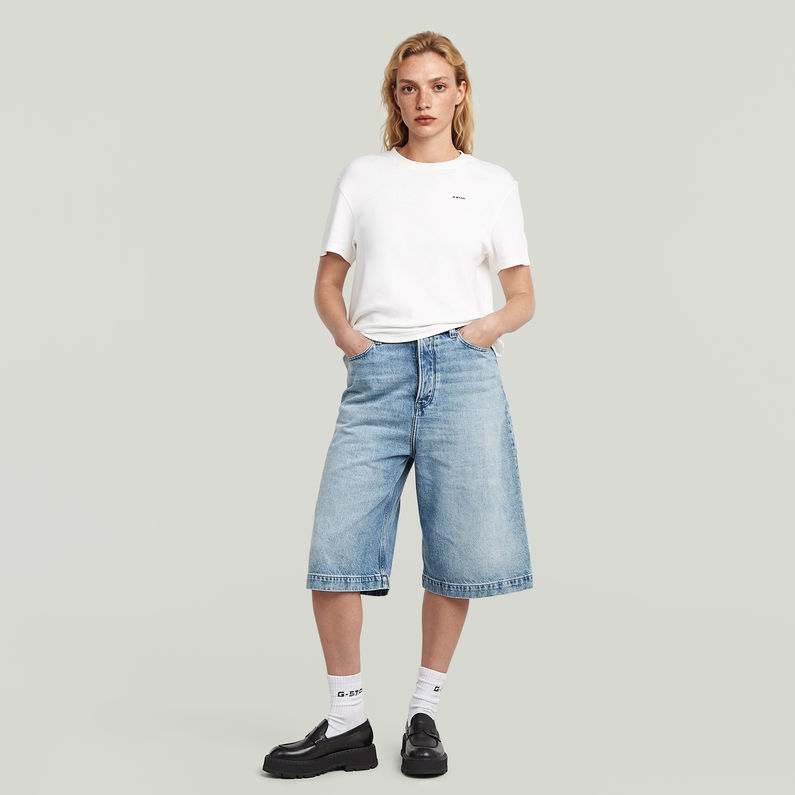 G-STAR Outlet Patti Short Clean Edge Azul claro