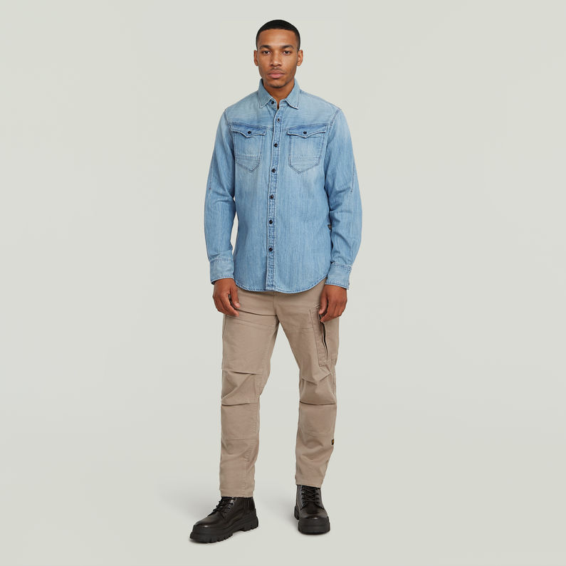 G-STAR Outlet Arc 3D Slim Shirt Medium blue