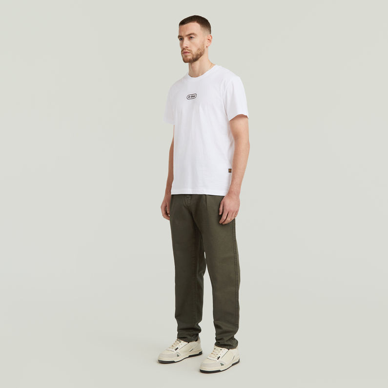 G-STAR Outlet Pleated Chino Relaxed Tapered Grey