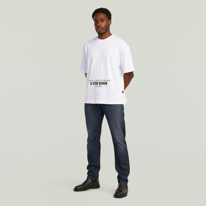 G-STAR Outlet Camiseta Studio AMS Boxy Blanco