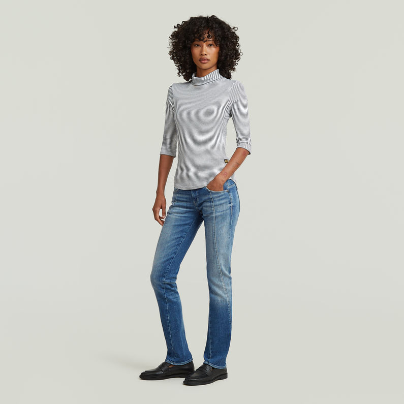 G-STAR Outlet Camiseta Stripped Slim Mock Multi color