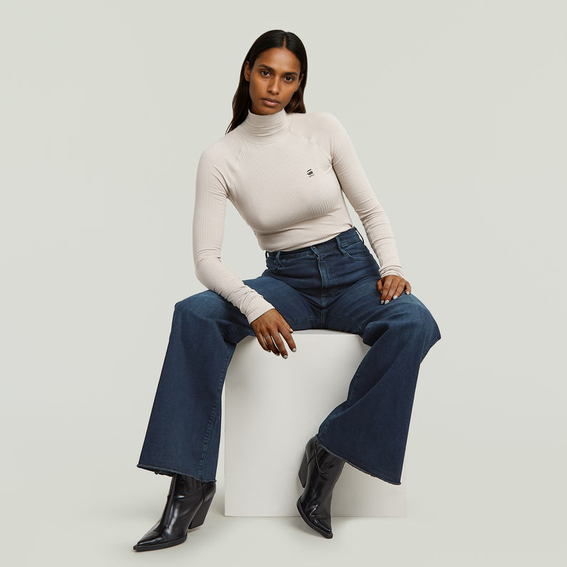 G-STAR Outlet Deck Ultra High Wide Leg Jeans Dark blue