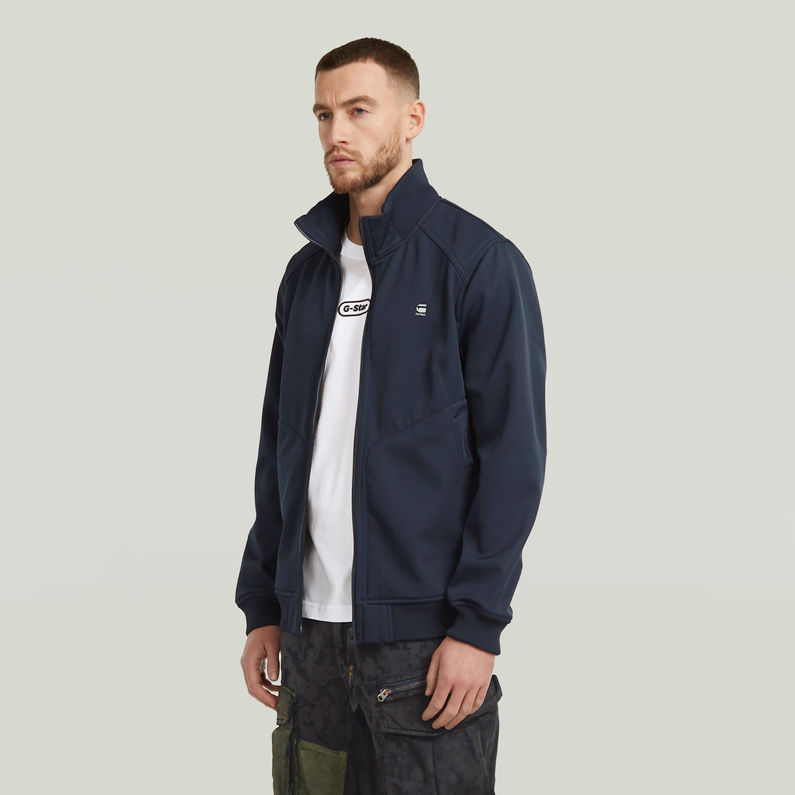 G-STAR Outlet Softshell Track Jacket Dark blue