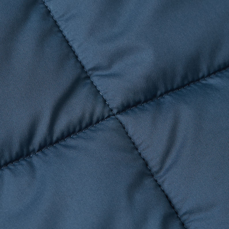 G-STAR Outlet Meefic Quilted Hooded Jacket Medium blue