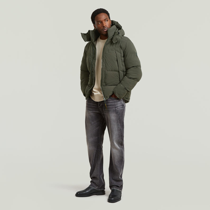 G-STAR Outlet G-Whistler Padded Hooded Jacket 2.0 Grey