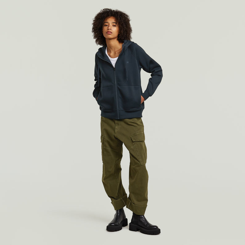 G-STAR Outlet Sudadera Premium Core 2.1 Hoodie Zip Thru Azul oscuro