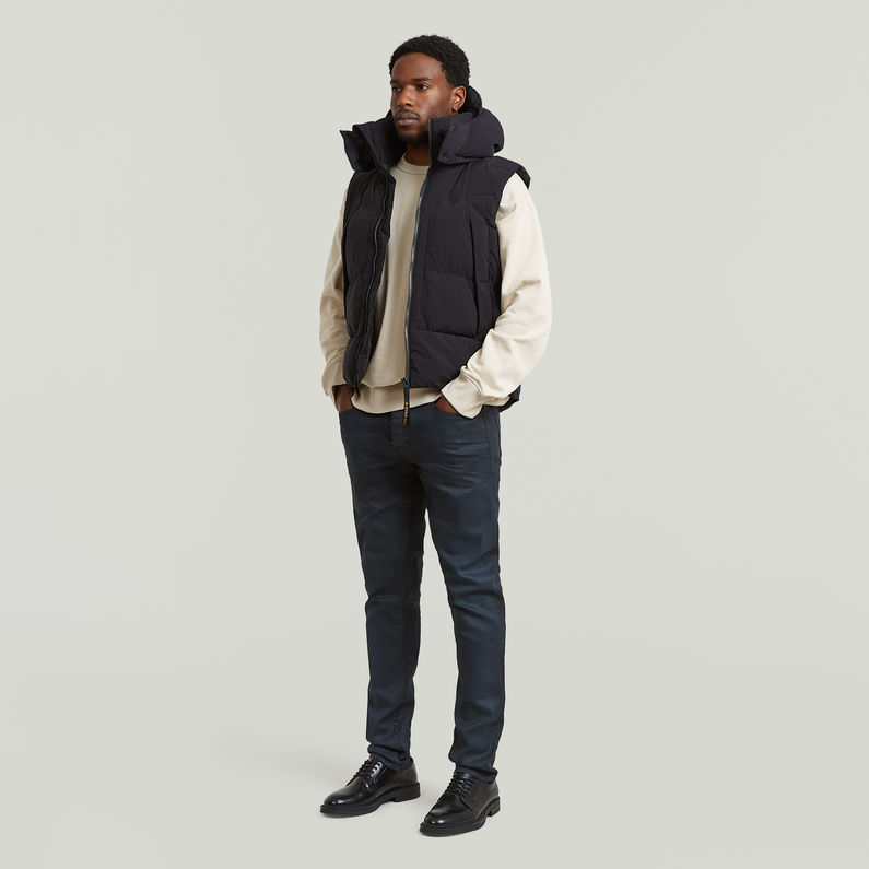 G-STAR Outlet G-Whistler Padded Hooded Vest 2.0 Black