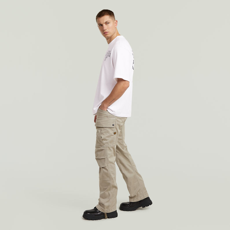G-STAR Outlet Pantalones 3D Regular Straight Cargo Beige