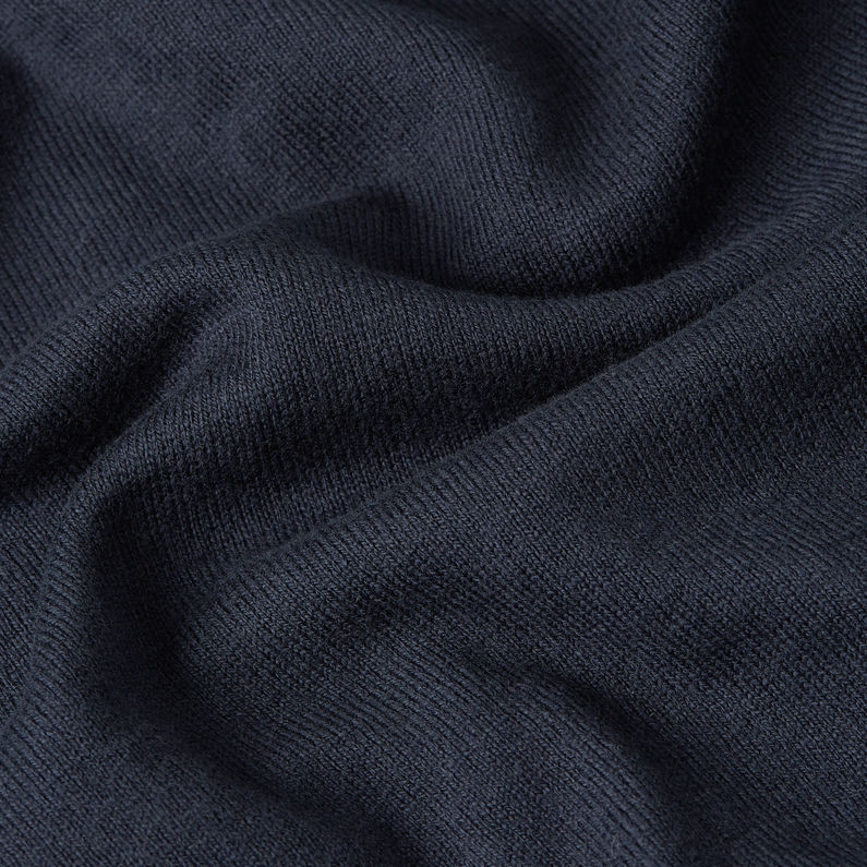 G-STAR Outlet The Willem - Polo Correct manga larga Azul oscuro