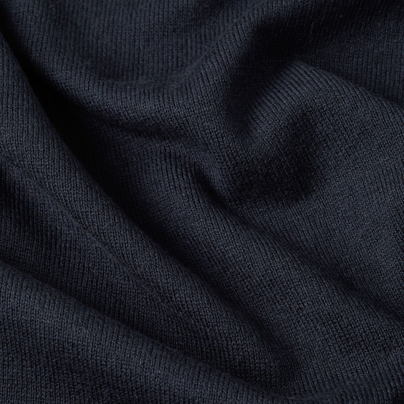 G-STAR Outlet Olivier - Sudadera Correct con media cremallera Azul oscuro