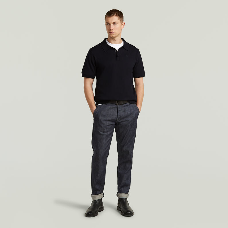 G-STAR Outlet Polo The Willem - Correct Negro