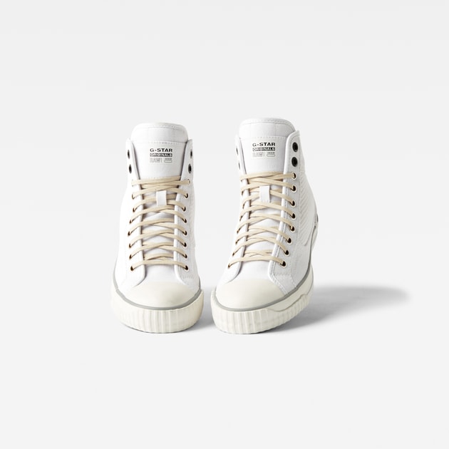 G-Star RAW | Women | Shoes | Falton Mesh Hi , Bright White