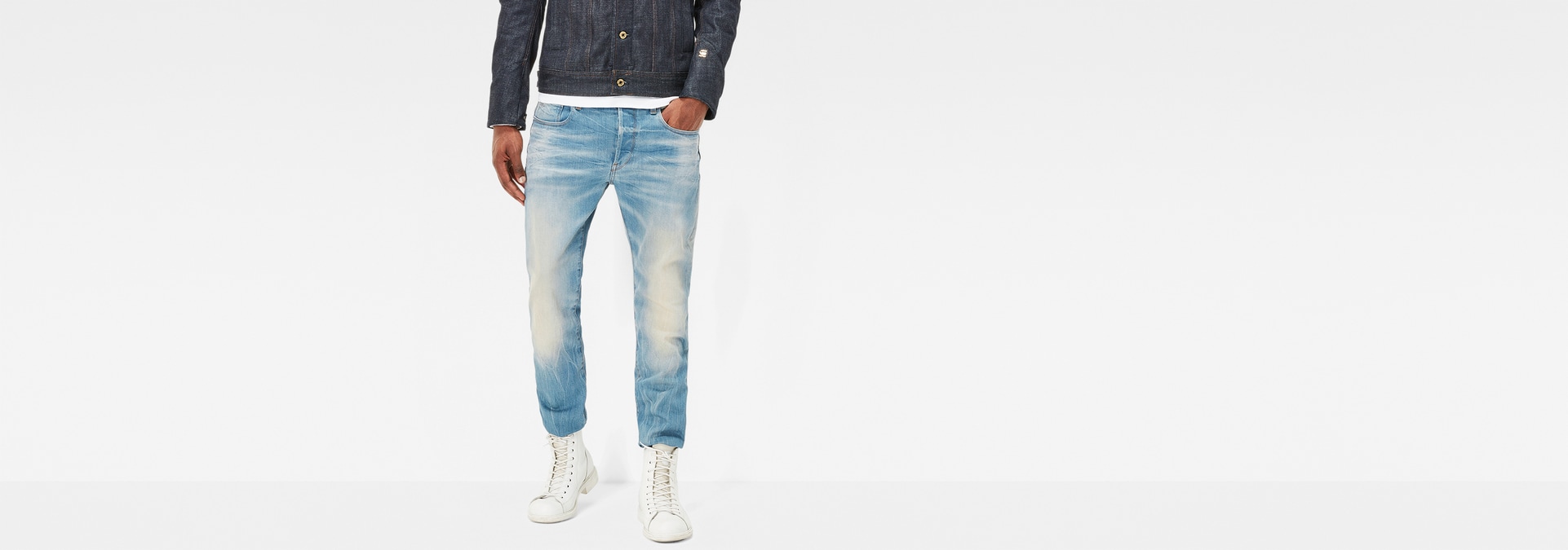 G-Star RAW | Men | Jeans | 3301 Straight Jeans , Light Aged