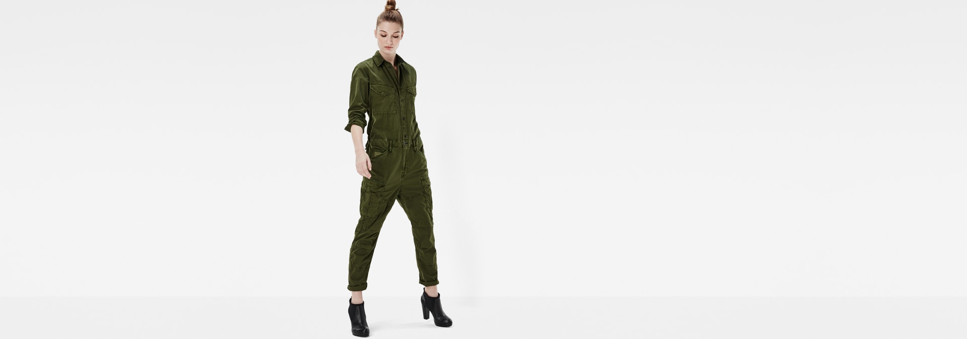 G-Star RAW | Women | Jumpsuits & Overalls | Rovic Boiler Suit , Bright ...
