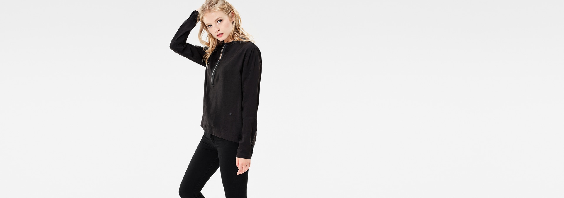 G-Star RAW | Women | Shirts | Core Zip Shirt , Black