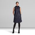 Millery Mock Dress - Dark blue - Women