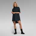 Shirt Dress - Dark blue - Women