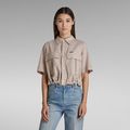 Cropped Field T-Shirt - Multi color - Women