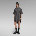 Shirt Dress - Grey - Women