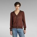 Core Cardigan Knit - Brown - Women