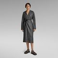 Wrap Dress - Black - Women