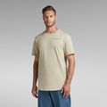 Lash Back Text T-Shirt - Beige - Men