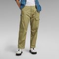 Cargo Relaxed Pants - Brown - Women