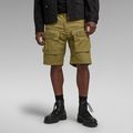 3D Regular Cargo Shorts - Green - Men