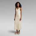 Racer Slip Dress - White - Women