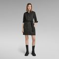 Shirt Dress - Dark blue - Women