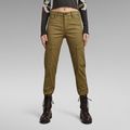 Slim Cargo Pants - Green - Women