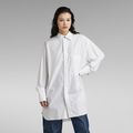 Oversized Boyfriend Shirt - White - Women