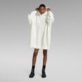 XXL Hoodie Dress - White - Women