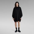 XXL Hoodie Dress - Black - Women