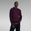 Essential Knitted Sweater - Purple - Men