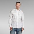 Tux Marine Slim Shirt - White - Men