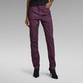 Slim Cargo Pants - Purple - Women